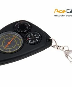 Ace Camp MAPS MEASURE WITH COMPASS & THERMOMETER CAMPING