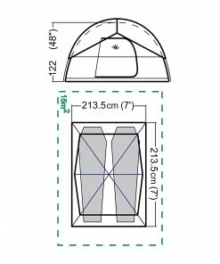 Going Outdoor CAMPING  TENT SUNDOME 2 EXPORT COLEMAN