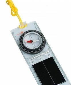 Ace Camp CAMPING FLUORESCENT MAP COMPASS WITH MIRROR