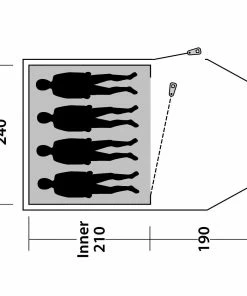 Outwell EARTH 4 TENT CAMPING