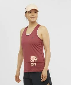 Salomon Kenya CROSS RUN GRAPHIC TANK W WOMEN