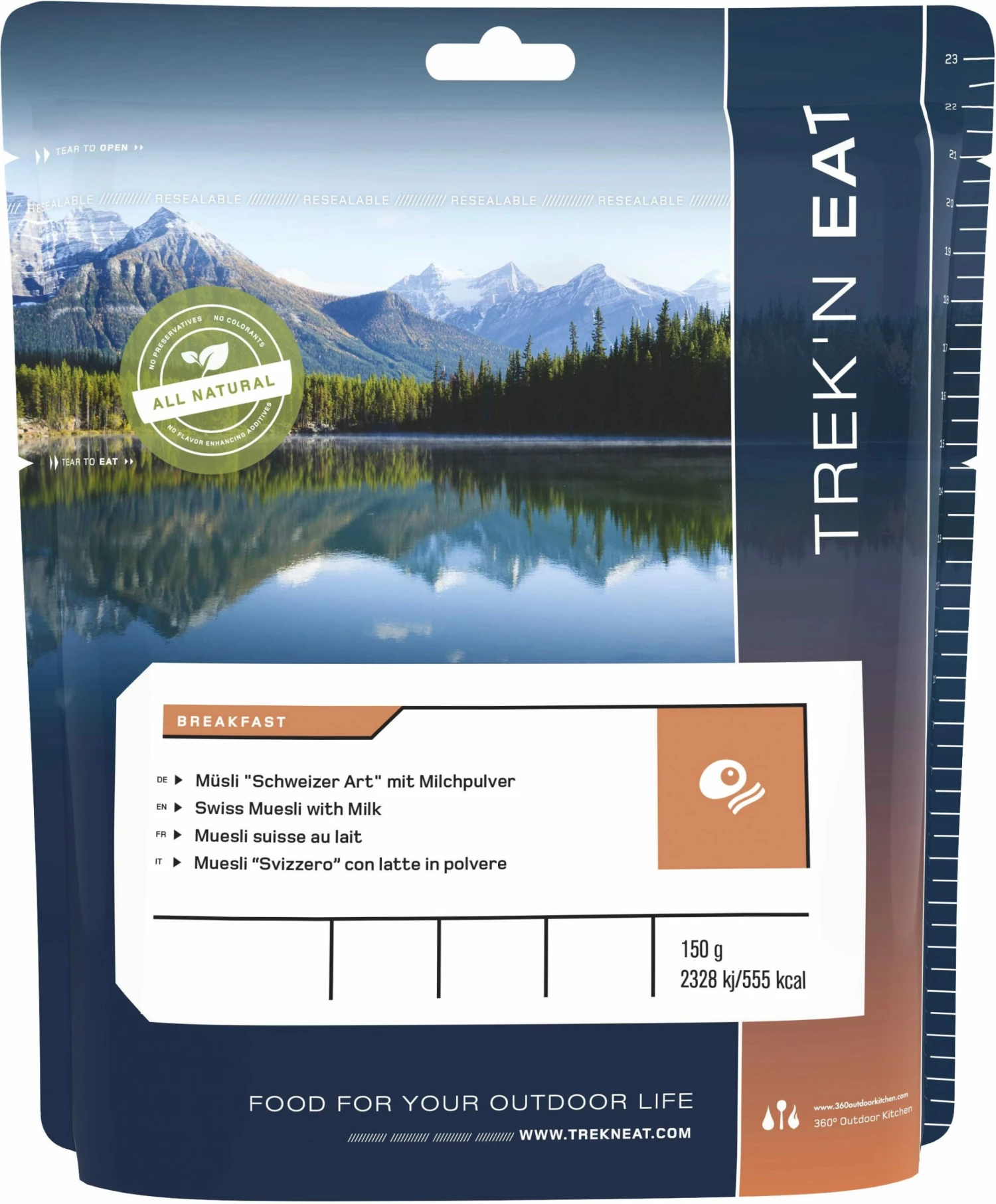 Trek And Eat FOOD & NUTRITION MUESLI WITH WHOLE MILK