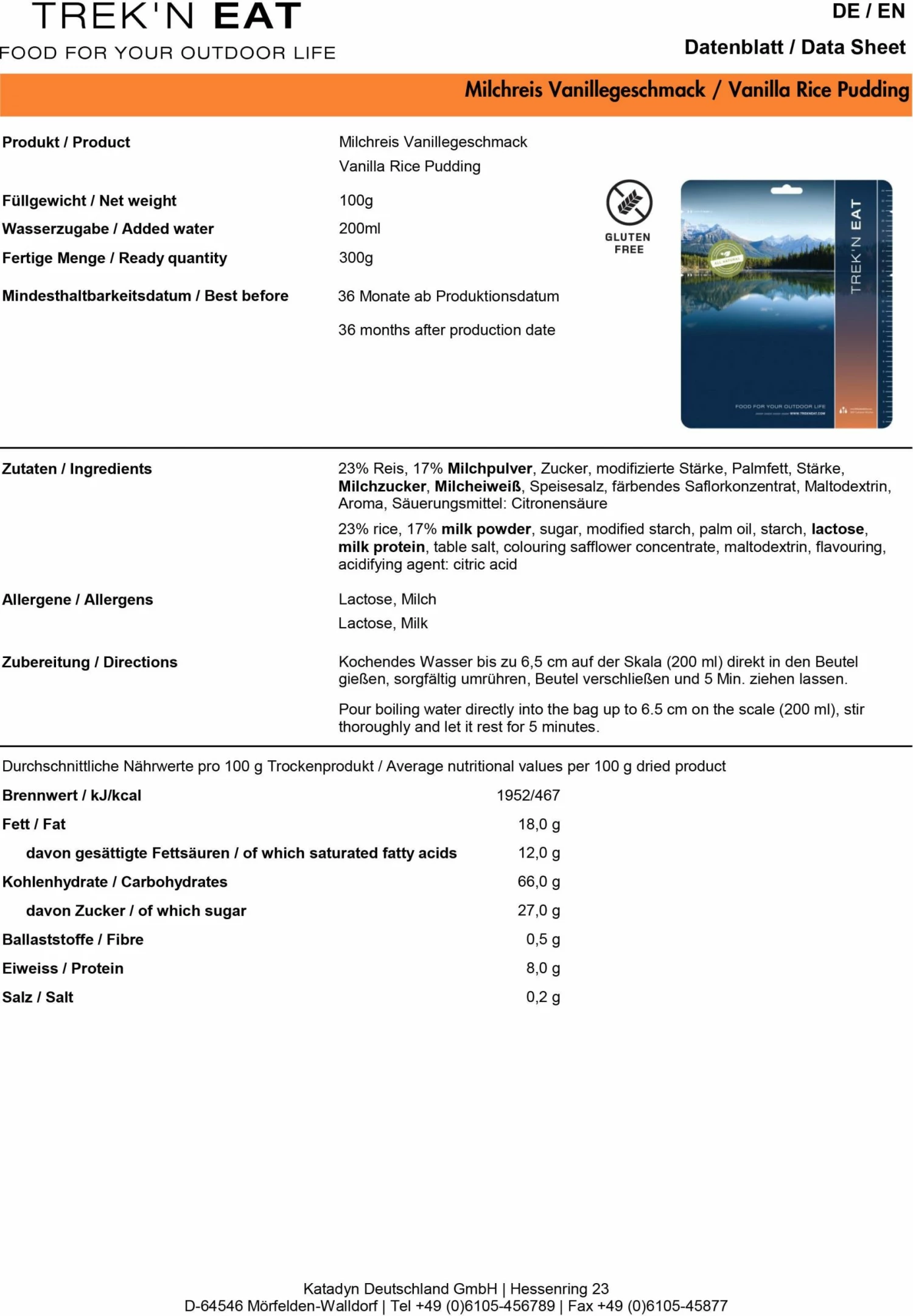 Deals ✔️ Trek And Eat VANILLA RICE PUDDING 🤩 3 Trek And Eat VANILLA RICE PUDDING