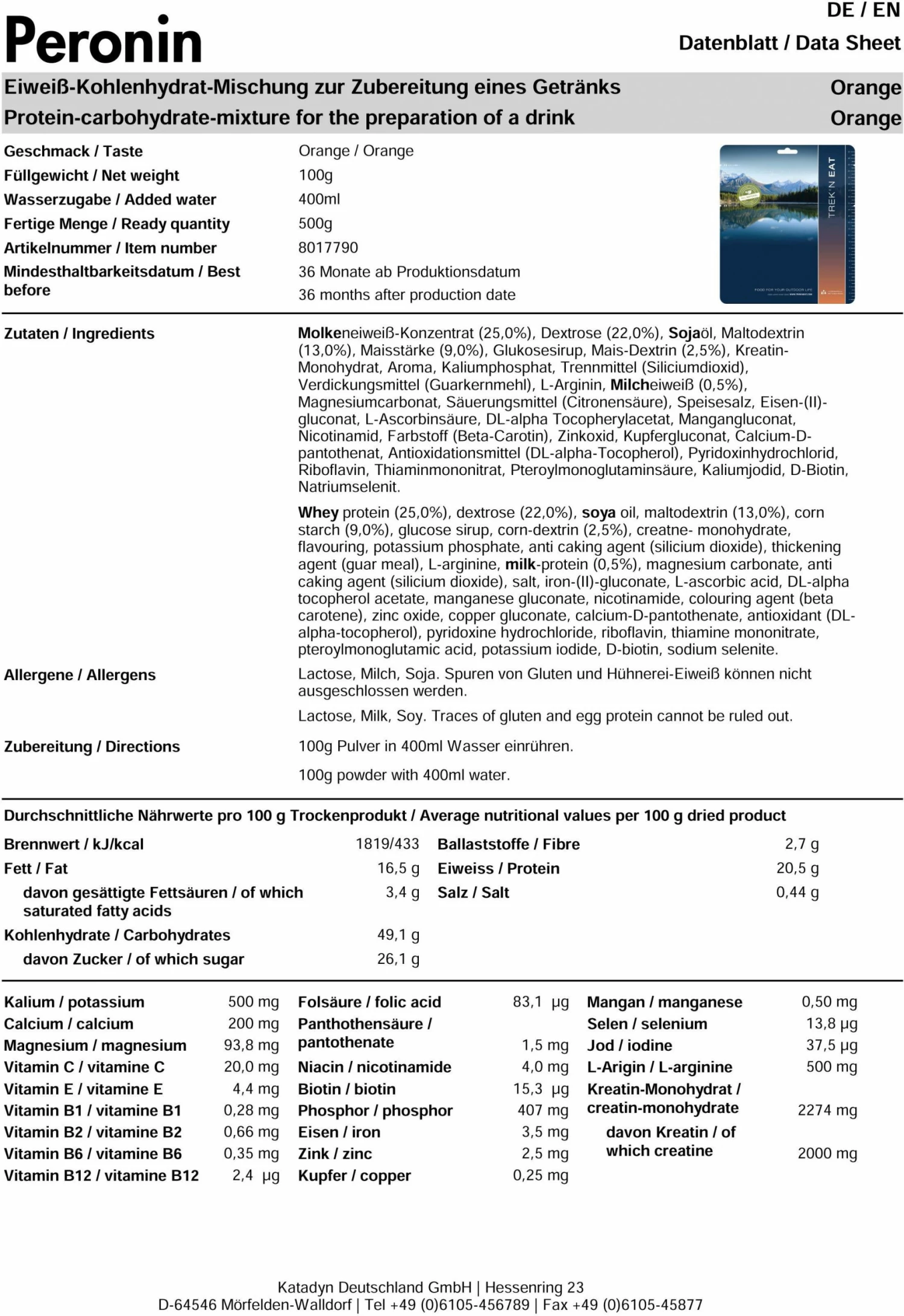 Top 10 ๐คฉ Trek And Eat FOOD & NUTRITION ORANGE PERONIN PLUS ๐ 4 Trek And Eat FOOD & NUTRITION ORANGE PERONIN PLUS