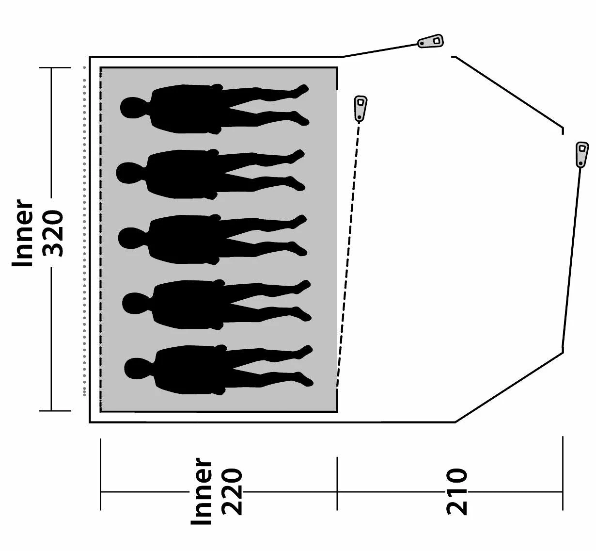 Wholesale ❤️ Outwell CAMPING EARTH 5 TENT ✨ 5 Outwell CAMPING EARTH 5 TENT