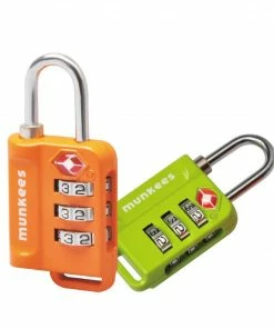 Going Outdoor Limited TRAVEL ESSENTIALS TSA COMBINATION LOCK 3610 MUNKEES