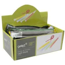 CAMPING GELERT SNAP AND SHAKE LIGHT/GLOW STICKS